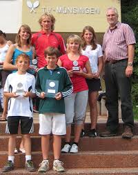 Platz: Bastian Weiß U 18 und Rebecca Hölz U 14 3. Platz: Maike Weiß U 18, Julia Scherer U 14 und Markus Scherer U 12. Über schöne Pokale und Sachpreise ...