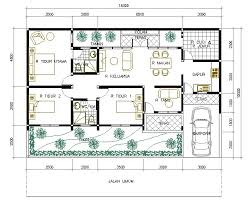 denah rumah minimalis lantai 1 kamar 3 � Del Monstro