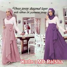 Jual Maxi Dress Muslim Terbaru Online Murah, Trendi, Cantik dan ...