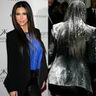 KIM KARDASHIAN FLOUR-bombed by member of the public at perfume ...