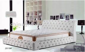 New Style Modern Leather Bed /double Bed Designs - Buy Double Bed ...