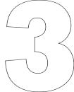 Number Stencils -- Free Printable Number Stencils 3
