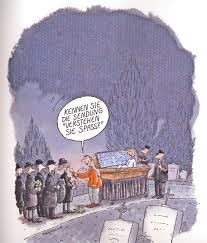 Cartoon – Wilfried Gebhard - Horror TV - World of BS.