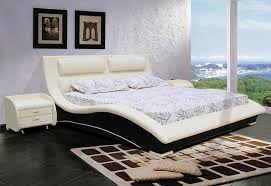Contemporary Bed Design for Bedroom Furniture, Napoli White ...