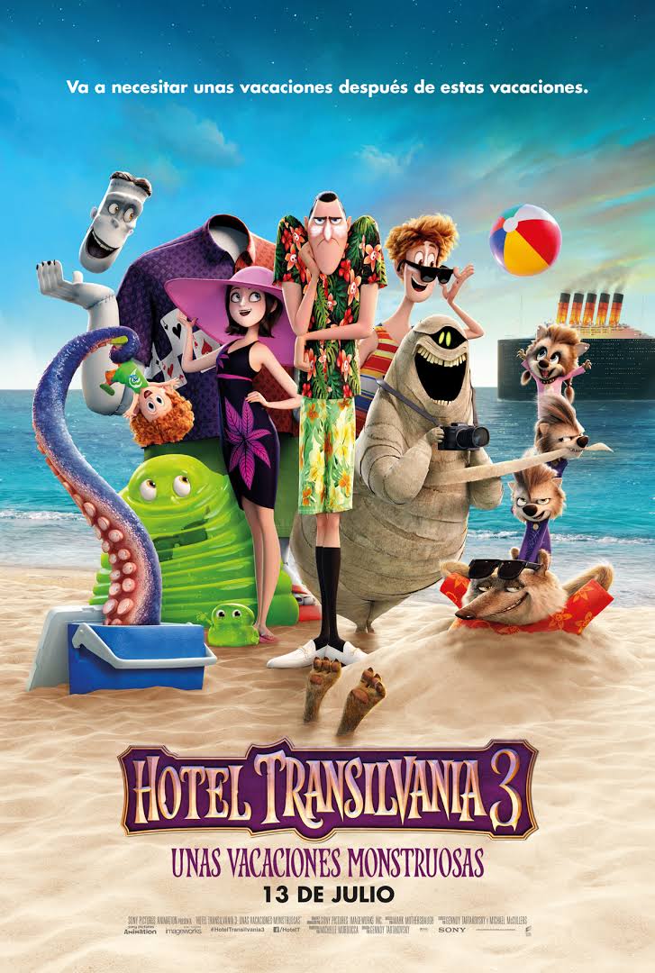 Hotel Transilvania 3 - Monstruos de Vacaciones - Cine Verano Archena Parque