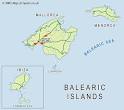 Map of the Balearic Islands, Majorca, Minorca, Ibiza Map, Baleares map