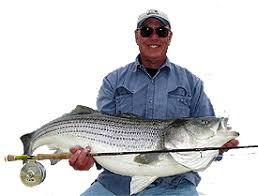 ... Bill Schotta with a 38lb striped bass caught on the fly with a slider fly - bill_schotta_striped_bass_3