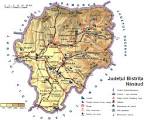 Judetul Bistrita-Nasaud - Pe Harta Romaniei