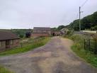 Farm at Crime Rigg. Looking up towards Sherburn Hill. - via Daymix