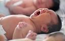 Babies shown affection by