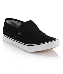 Fila Black Canvas Shoes Price in India- Buy Fila Black Canvas ...