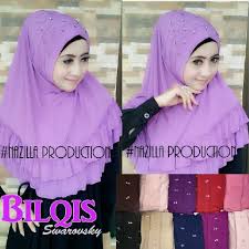 grosir jilbab instan syria murah Bilqis Swarosky - RUMAH HIJAB ...
