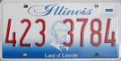 Illinois license plate
