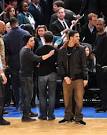 Drake, Birdman, Fabolous, DJ Clue And Maxwell @ KNICKS VS HEAT ...