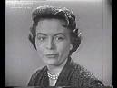 Tante Terry Van Ginderen omroepster NIR 19 februari 1957 (Preselectie ESC)