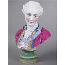 A 19th century Jean Gille Bisque porcelain bust of a gent, on ... - 595392_1