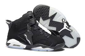 Cheap Air Jordan VI 6 Lakers Black White Varsity Mens Basketball ...