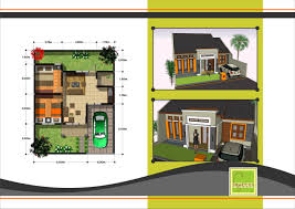 Denah Rumah Sederhana Minimalis 2 Lantai 3d Images | rumah minimalis