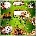 Floral Frame Photoshop Brush | Gfxfever.
