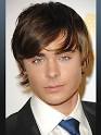 Zac Efron with side swept