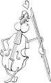 Music coloring page