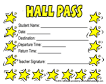 hall pass student