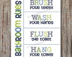 bathroom wall art � Etsy