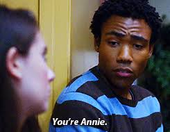 Movies community annie edison troy barnes donald glover gif