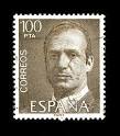 ... als Juan Carlos Alfonso Victor Maria de Borbon y Borbon-Dos I. in Rom, ... - 8150147-spanien--circa-1990-eine-briefmarke-die-in-spanien-zeigt-bild-portrait-juan-carlos-i-gedruckt-getauf