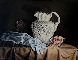 Rose Pitcher Painting - Rose Pitcher Fine Art Print - rose-pitcher-linda-becker
