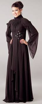 Long Flared Embroidered Luxurious Abaya's Ideas � Girls Hijab ...