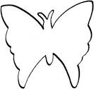 Butterfly outline coloring page | Super Coloring