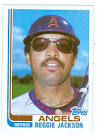 Reggie Jackson baseball card