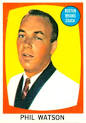 1961 Topps Phil Watson #1 Hockey Card - 86953