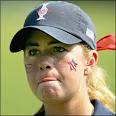 ... in her first ever Solheim Cup match to Carin Koch and Catriona Matthew - _40784842_creamergall