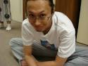 稽古後の若宮亮。