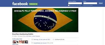 Em apoio a protestos no Brasil, manifesta&ccedil;&otilde;es s&atilde;o marcadas para ...