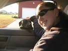 Madeline McAlister pets a wild