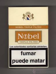 CAJETILLA VACÍA DE NOBEL TRIPLE FILTRO (Otros Coleccionismos - Paquetes de tabaco). CAJETILLA VACÍA DE NOBEL TRIPLE FILTRO - 18094410