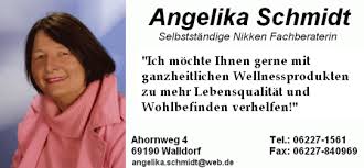 Gesundheit, Wohlbefinden \u0026amp; bessere Lebensqualitaet - Angelika Schmidt, unabhaengige Nikken Fachberaterin - angelika1