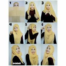 30 Cara Memakai Jilbab Segi Empat Terbaru - Remaja Update