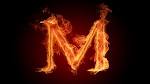 The fiery English alphabet picture M   Resolution 1366x768   73627