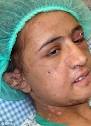 Cruel: Sahar Gul is covered in