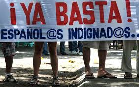 Españoles indignados