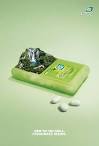 Green" Print Ad for Tic Tac Mints by Ferrero Publiregia