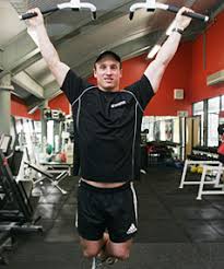 HANGING FIRE:Fitness expert James Amon, gym manager of the Sport and Rugby Institute at Massey University is also the strength and conditioning coach for ... - 2599131