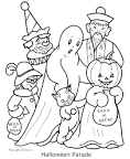 Halloween coloring page