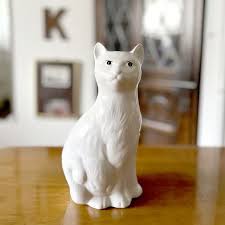 猫　陶器　置物|信楽焼 可愛い表情の猫おきもの ねこ 陶器ネコ ねこ置物 焼き物 ...