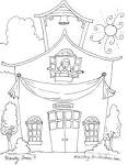 First Day of School coloring page