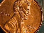 penny cents copper lincoln - via Daymix